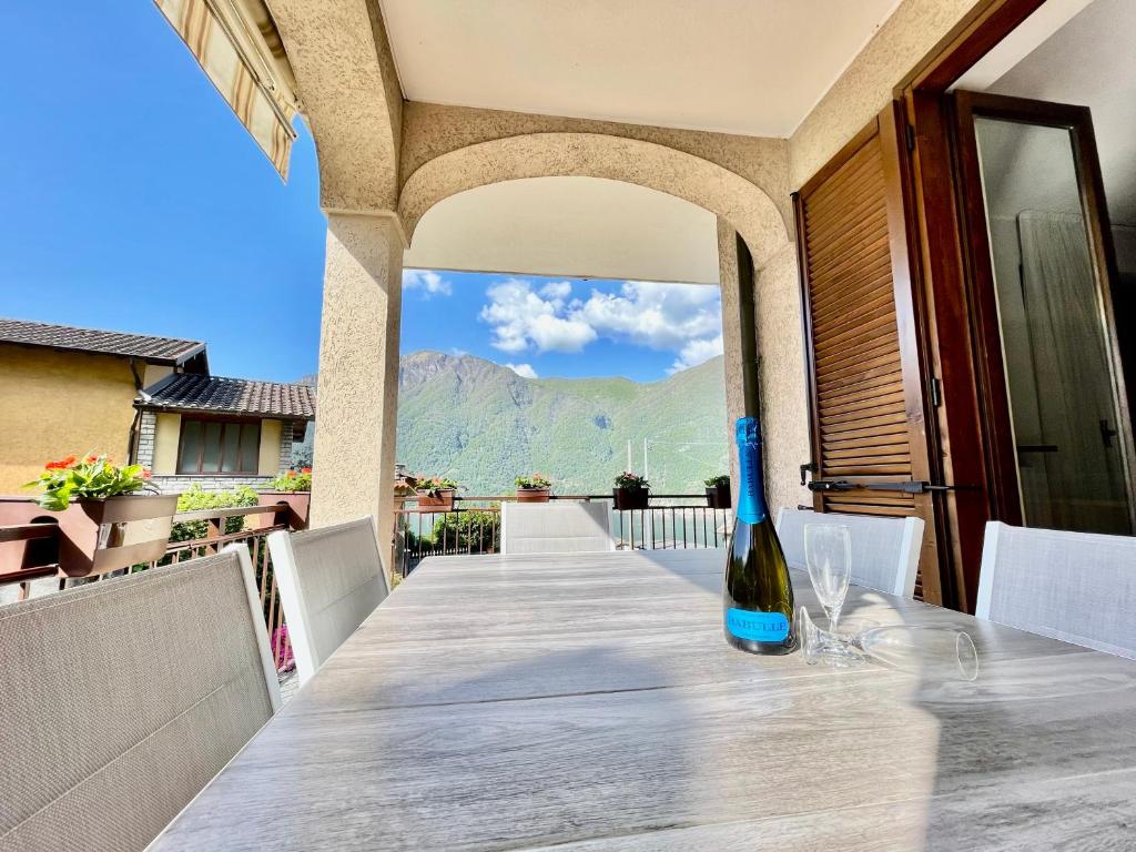 Balkón nebo terasa v ubytování Eden sul Lago di Como