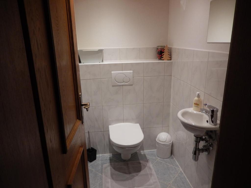 Kúpeľňa v ubytovaní Landhaus Gollner