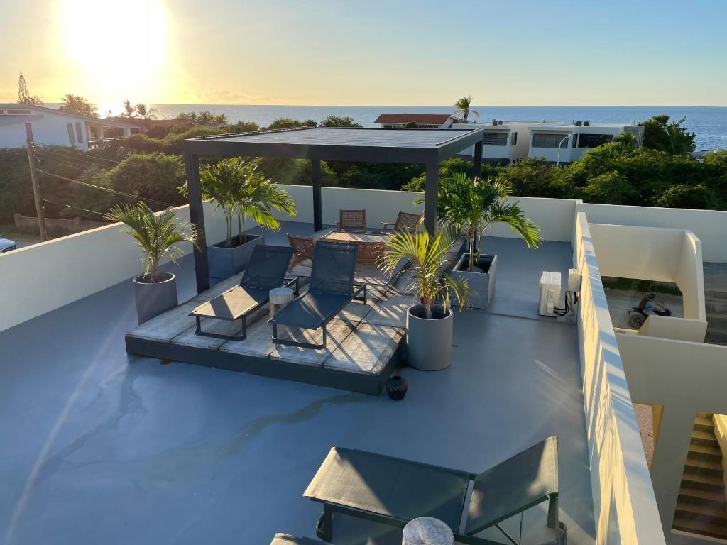 Μπαλκόνι ή βεράντα στο Belnem Seaview Rooftop