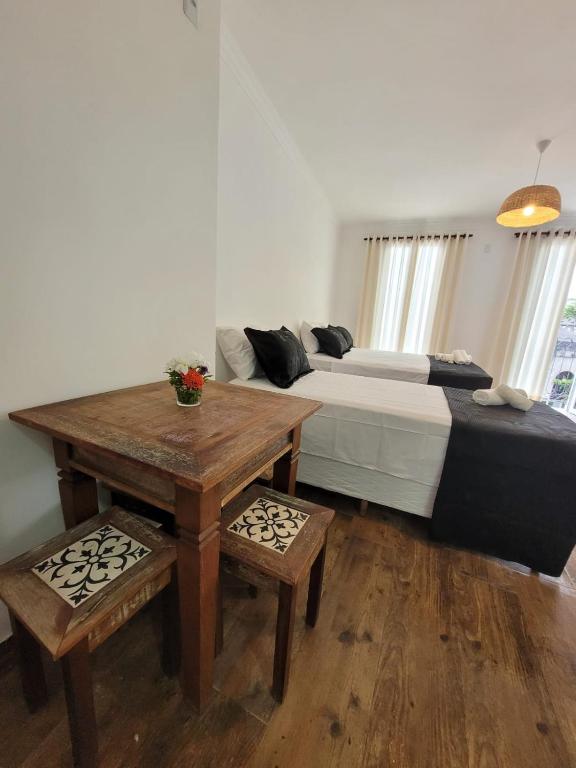 Postel nebo postele na pokoji v ubytování Pelourinho Boutique Hotel - OH HOTÉIS