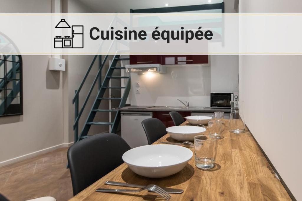 Centre/Place Jaurès * Studios MyCityHome * Mezzanine - Studio