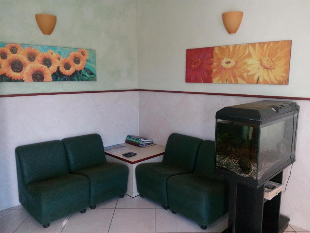 Posezení v ubytování Hotel Lea