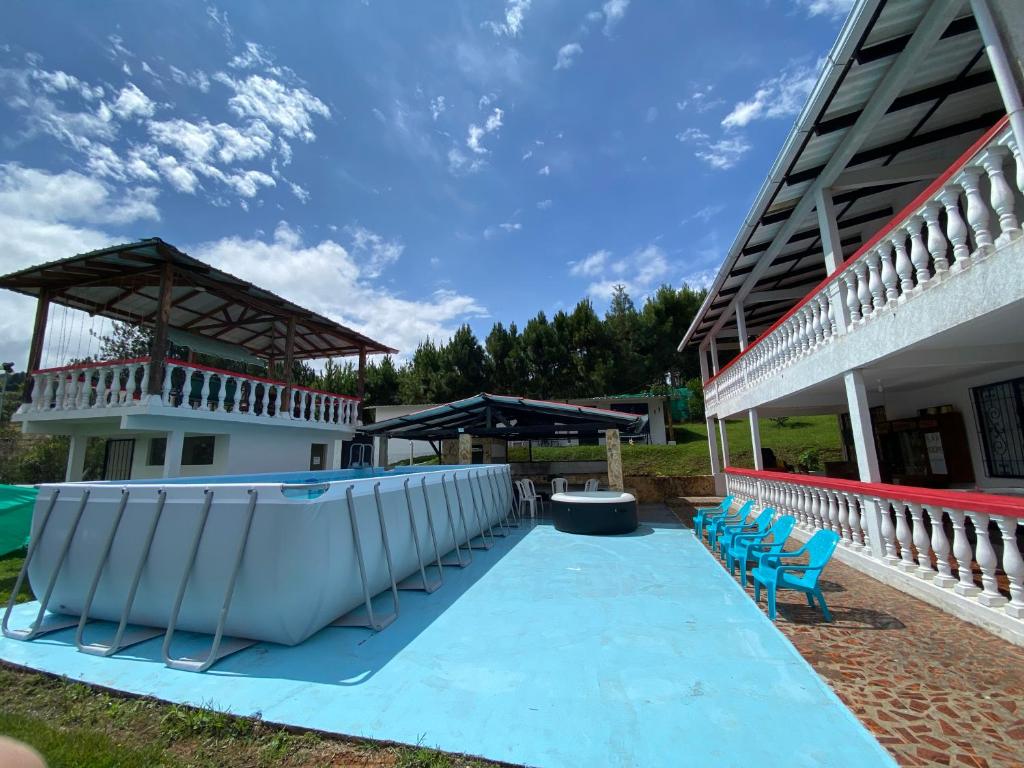 Bazén v ubytování Finca Villa Maju nebo v jeho okolí