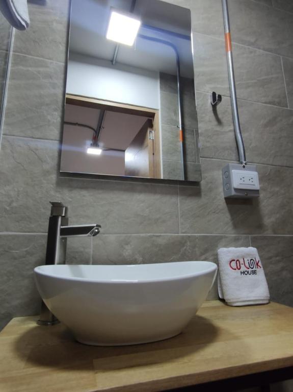 Koupelna v ubytování CoLinkHouse Hotel
