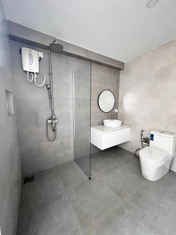 Koupelna v ubytování Gaskara Guesthouse