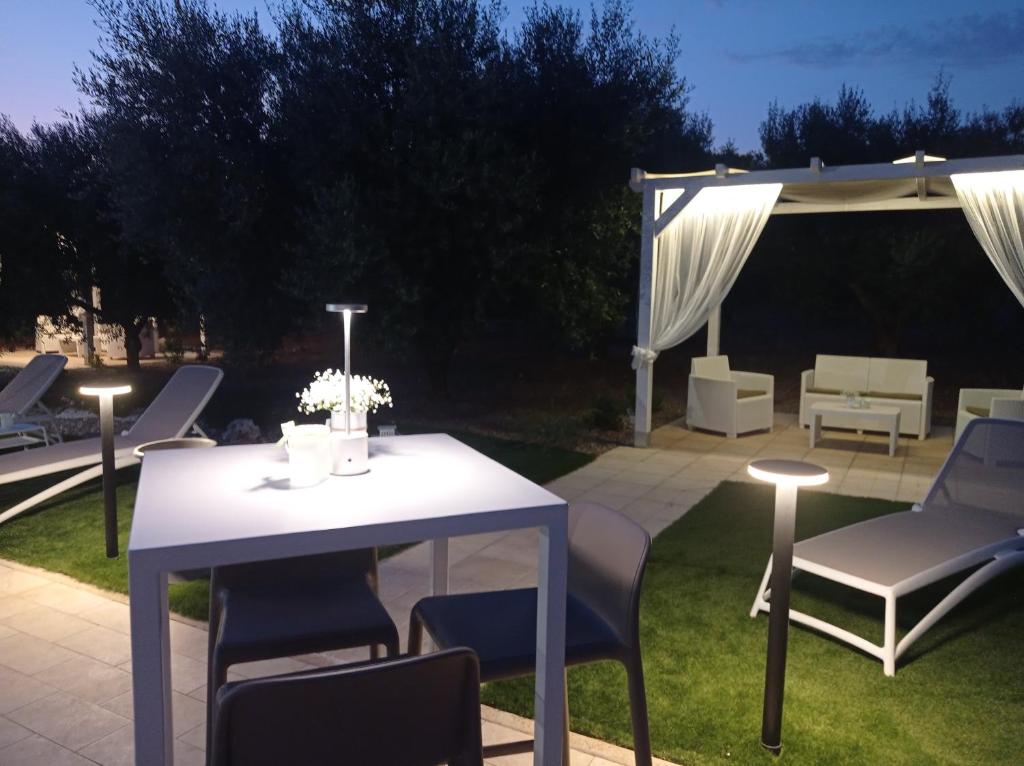 A garden outside Dimora Pianelle