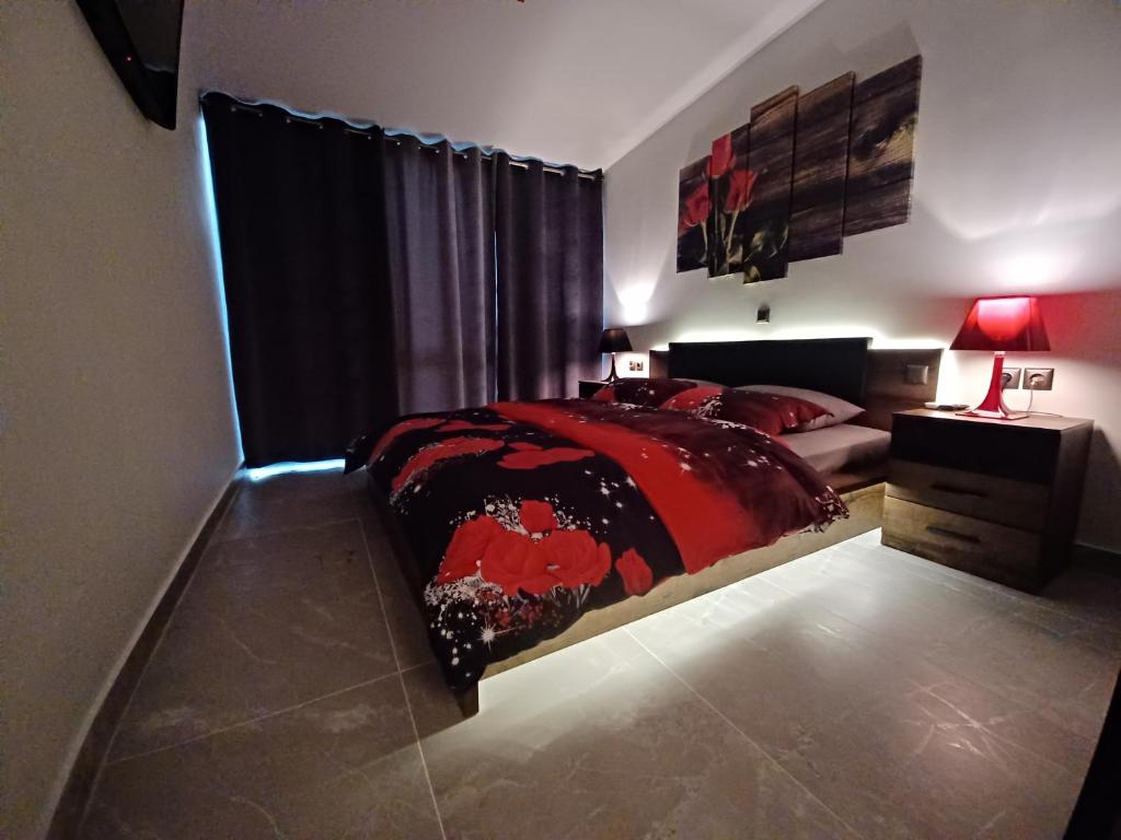 Postel nebo postele na pokoji v ubytování Top View Apartment