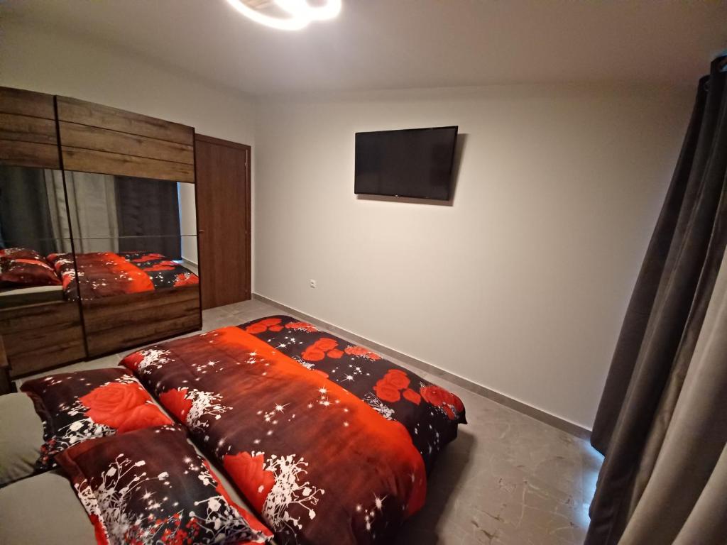 Postel nebo postele na pokoji v ubytování Top View Apartment