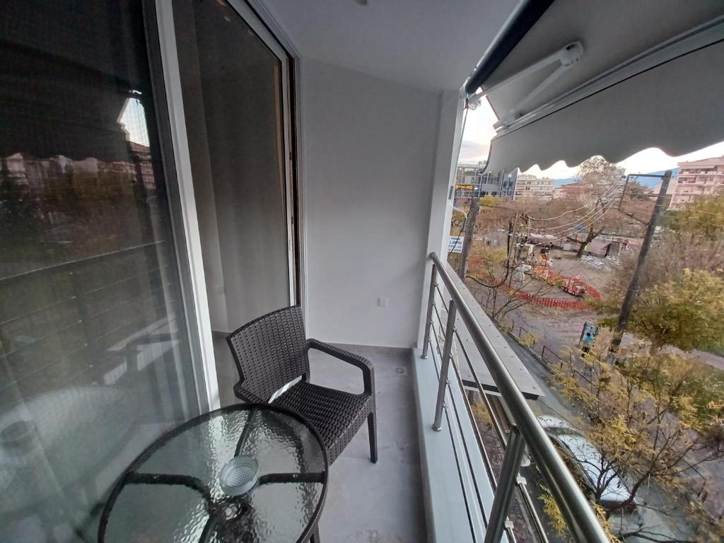 Balkón nebo terasa v ubytování Top View Apartment