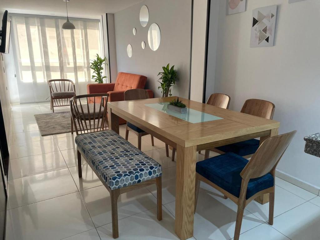 Posezení v ubytování Hermoso apartamento en San Gil