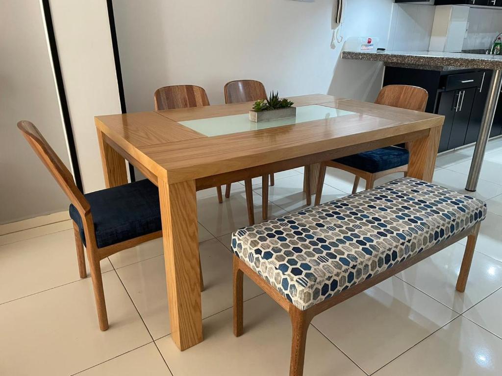 Kuchyň nebo kuchyňský kout v ubytování Hermoso apartamento en San Gil