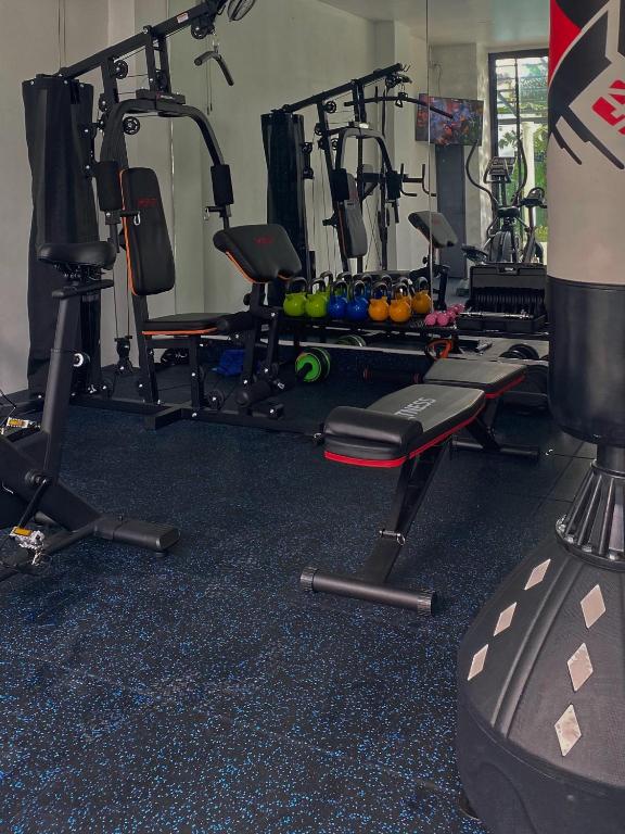 Fitness centrum a/nebo fitness zařízení v ubytování Chaweng Residence
