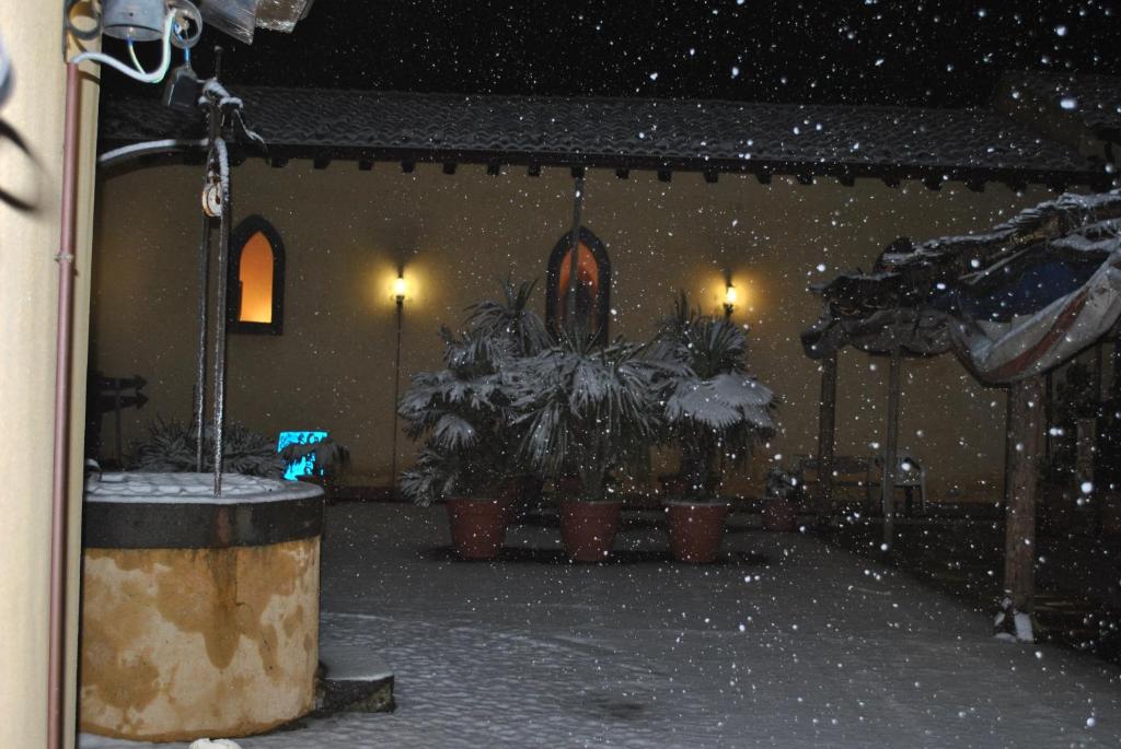 Agriturismo Borgo San Nicolao v zimě