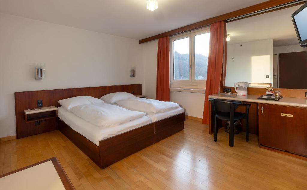 Postel nebo postele na pokoji v ubytování Hotel Linde - 24h Self Check-in