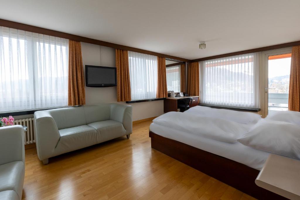 Postel nebo postele na pokoji v ubytování Hotel Linde - 24h Self Check-in