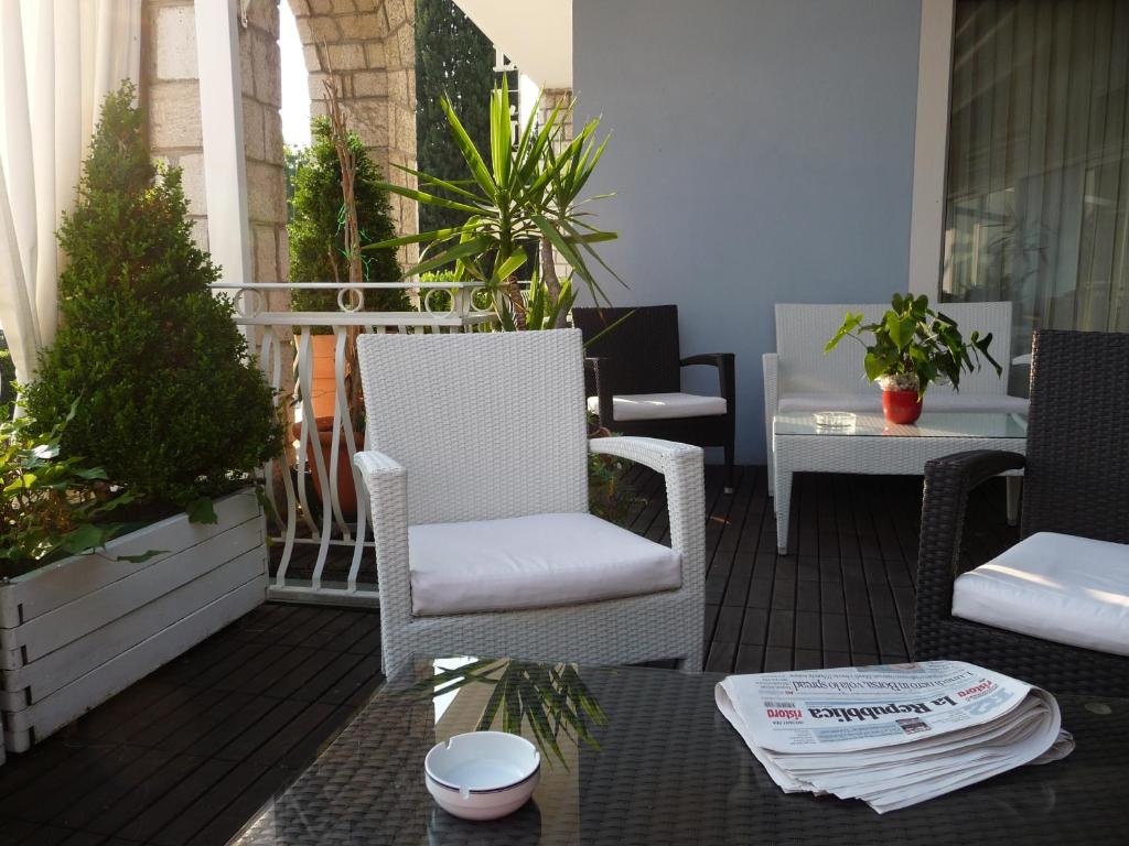 Posezení v ubytování Hotel Luna