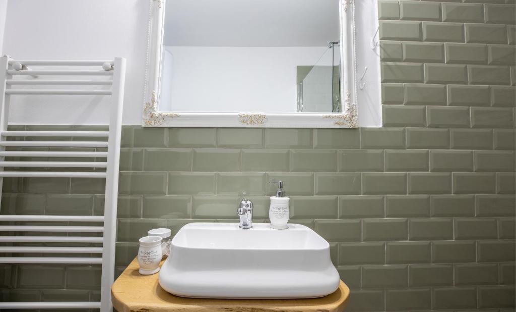 Koupelna v ubytování Casa Santa