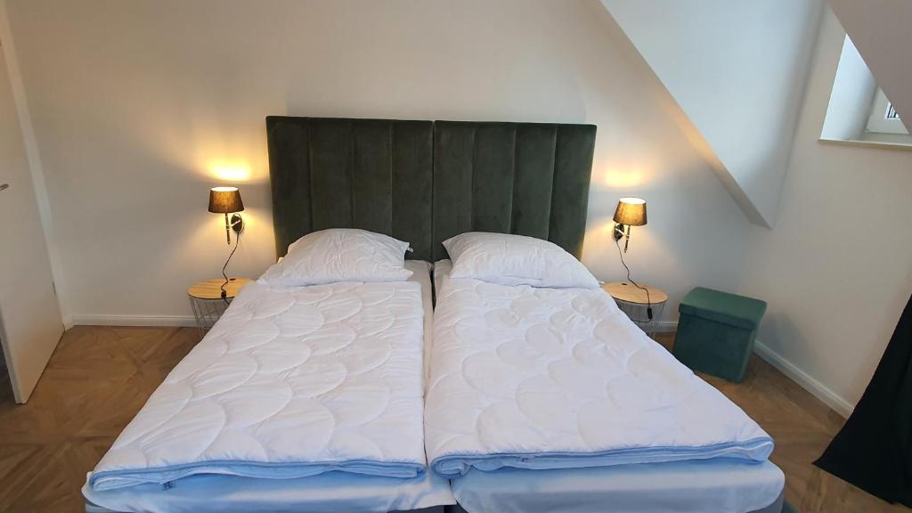 Postel nebo postele na pokoji v ubytování Haus am Meer bitte sehr !