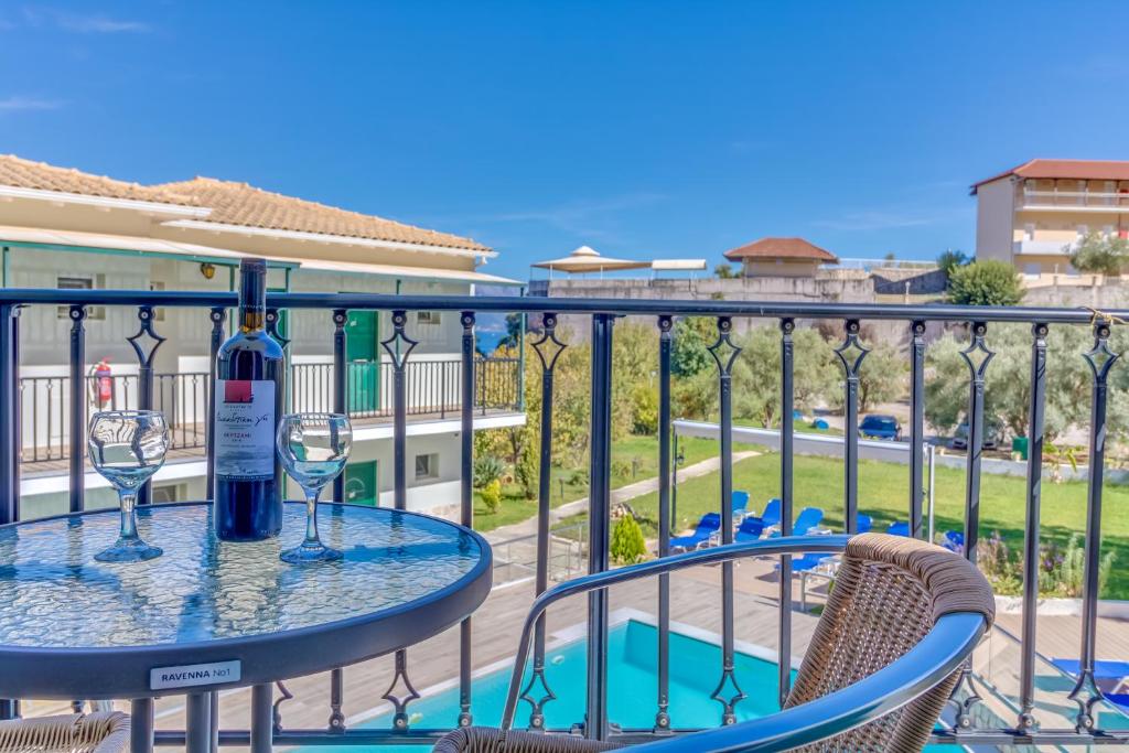 Balkón nebo terasa v ubytování Vergina Star Hotel