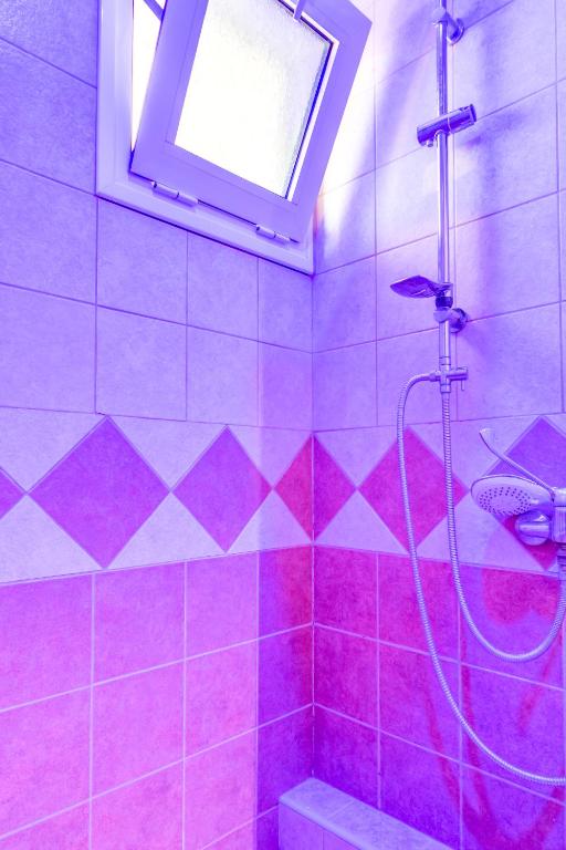 Koupelna v ubytování Vergina Star Hotel