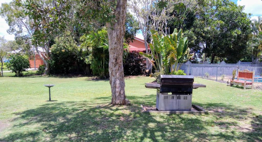 Zahrada ubytování Bargara Beach Motor Inn budget accommodation pet friendly on application