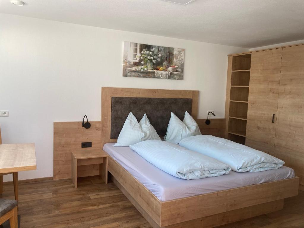 Postel nebo postele na pokoji v ubytování Oberegghof