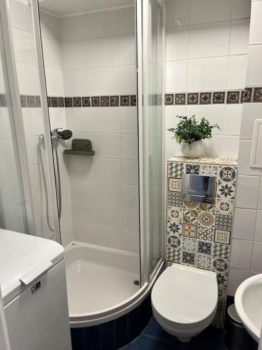 Kúpeľňa v ubytovaní OhMyHome - Chmielna