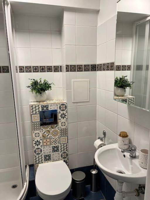 Kúpeľňa v ubytovaní OhMyHome - Chmielna