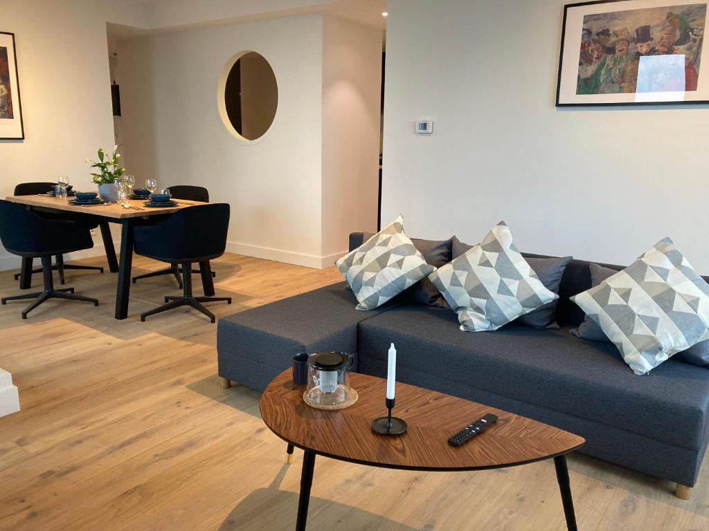 Posezení v ubytování London Tower Apartments - Antwerp