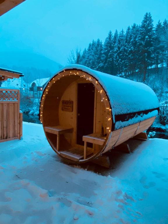 Chalets Lunz am See v zimě