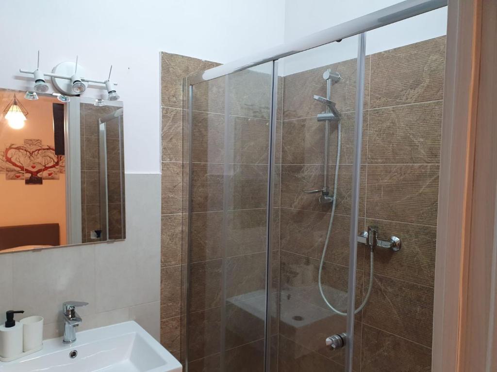 Koupelna v ubytování B&B Ranieri