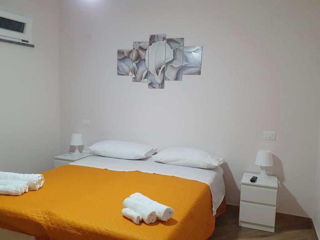 Postel nebo postele na pokoji v ubytování B&B Ranieri