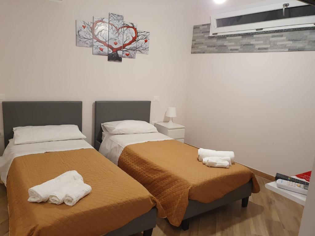 Postel nebo postele na pokoji v ubytování B&B Ranieri