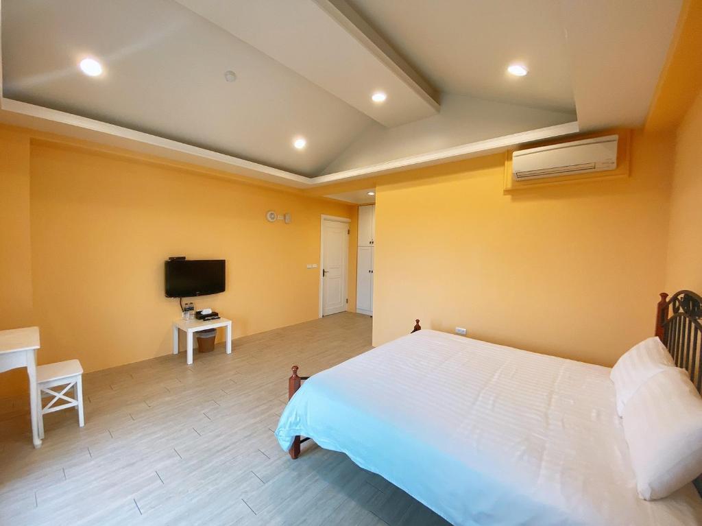 伊莎愛莉溜滑梯親子民宿 - Chambre Double De Luxe Avec Balcon