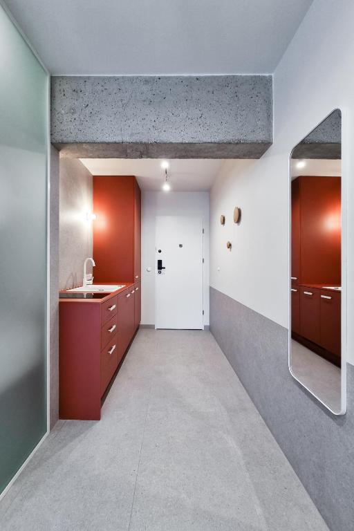 Kuchnia lub aneks kuchenny w obiekcie Odra Apartments