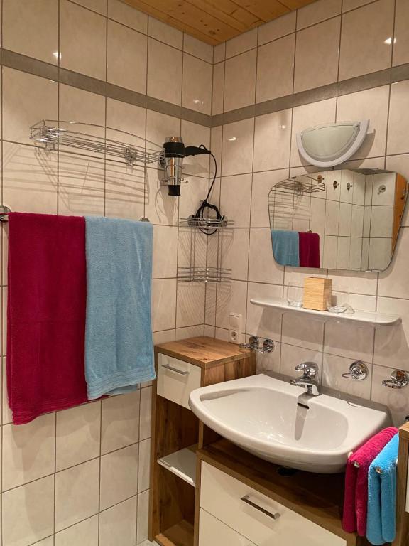 Kúpeľňa v ubytovaní Haus Haas