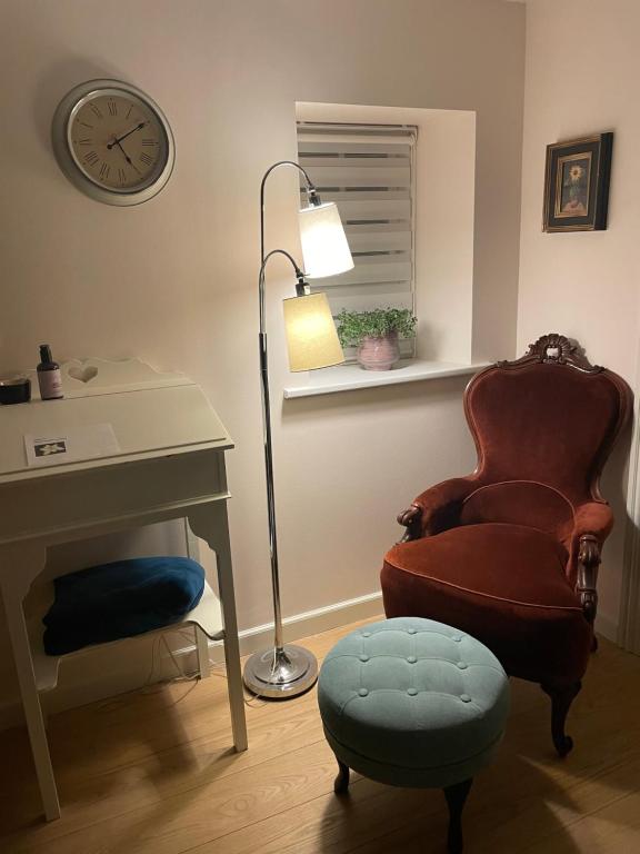 Posezení v ubytování Vita og Pouls Gård - Guesthouse