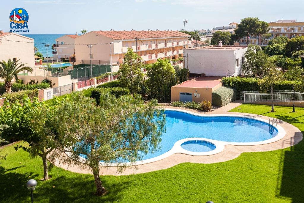 Bazén v ubytování Apartamentos Bovalar Casa Azahar nebo v jeho okolí