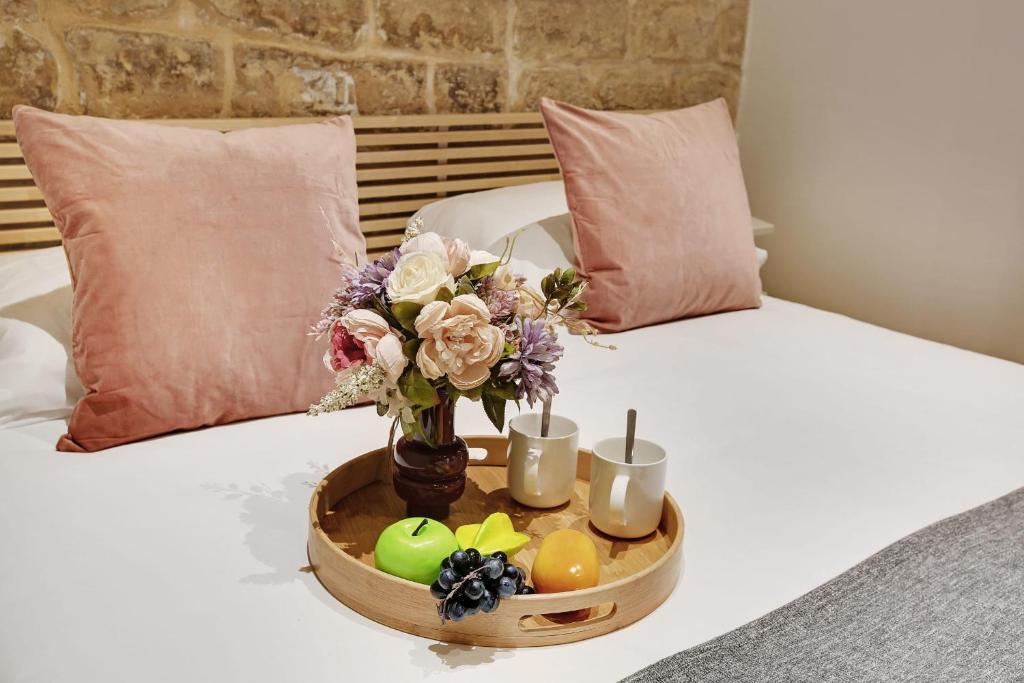 Posteľ alebo postele v izbe v ubytovaní Cosy apartment - 6P-2BR - République