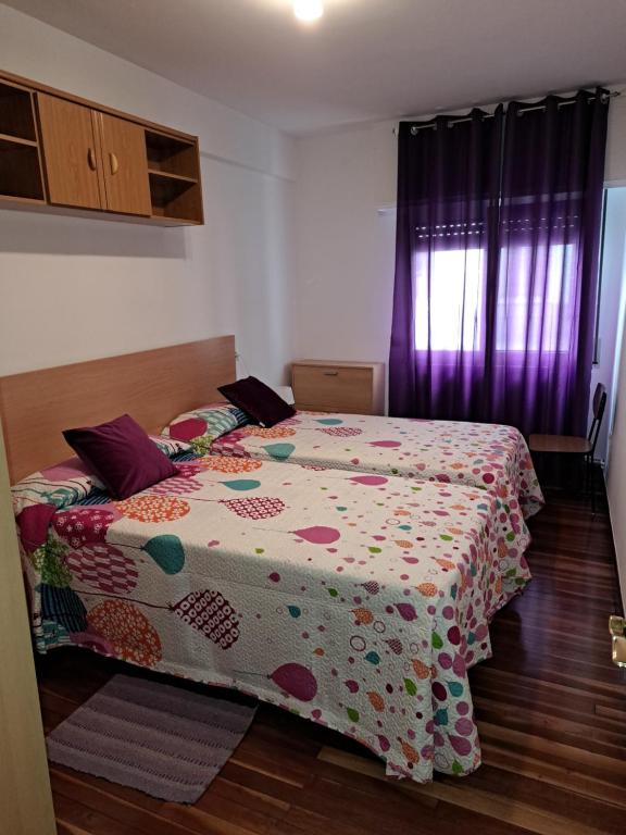 Postel nebo postele na pokoji v ubytování M&N apartamento Bilbao