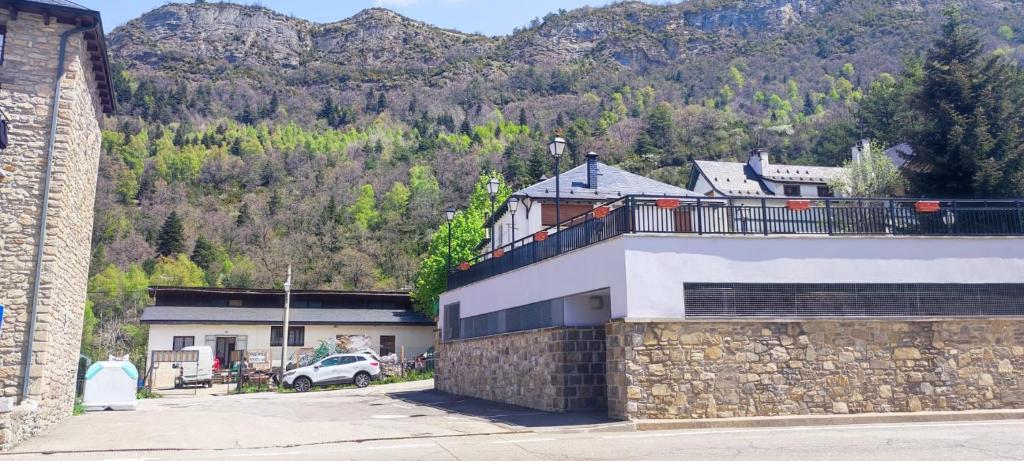Nespecifikovaný výhled na hory nebo výhled na hory při pohledu z apartmánu