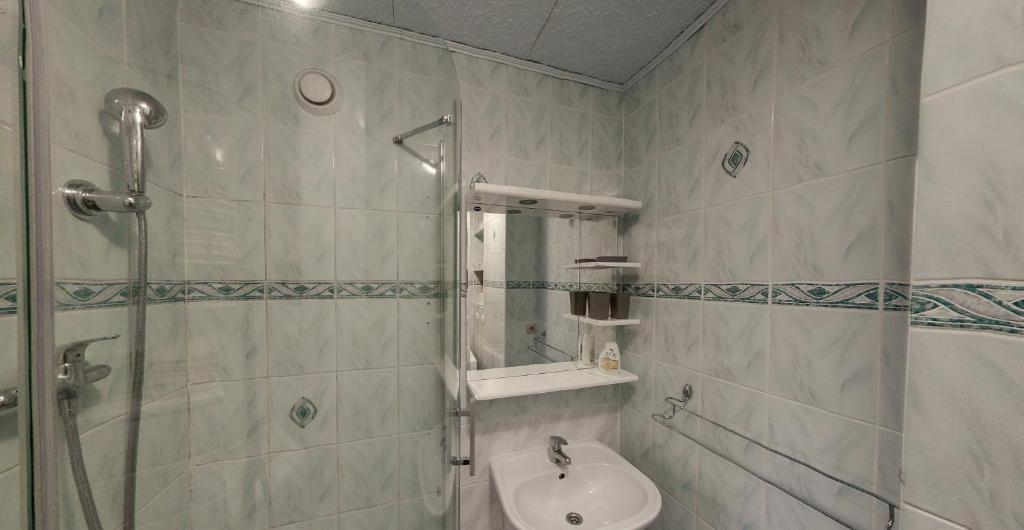 Kúpeľňa v ubytovaní Apartment Karkonosz