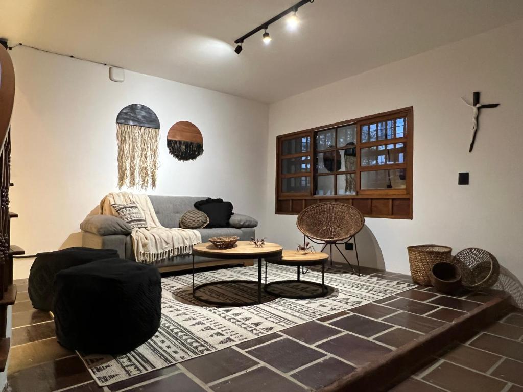Posezení v ubytování Casa Medallo