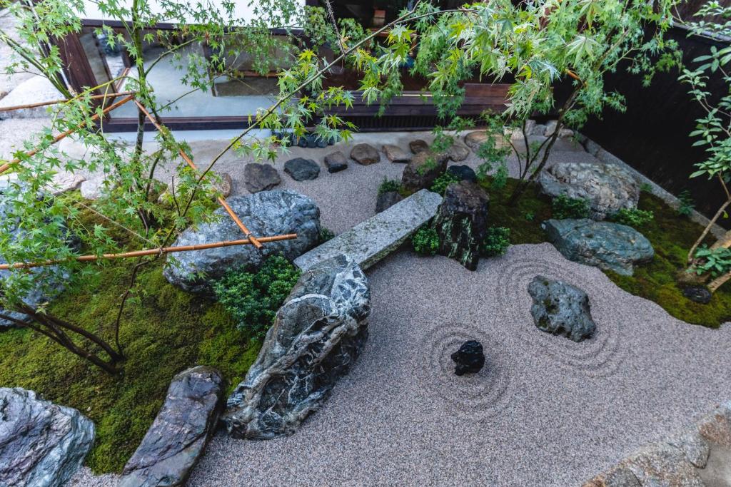 Zahrada ubytování Castle Town Contemporary Ryokan 天籟 - TENRAI -