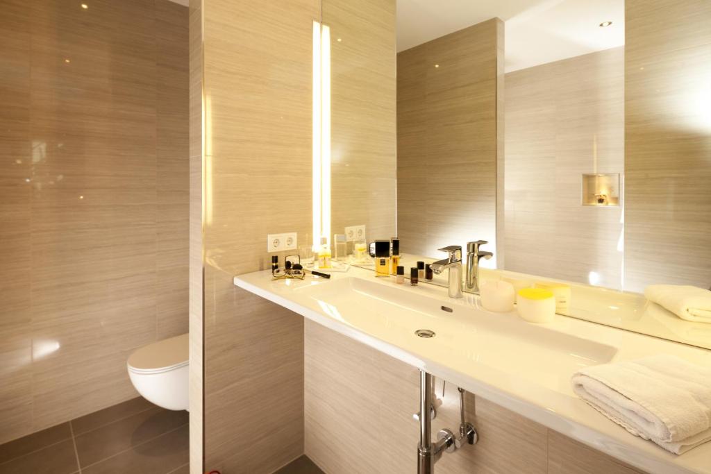 Koupelna v ubytování Hotel Hoher Freschen
