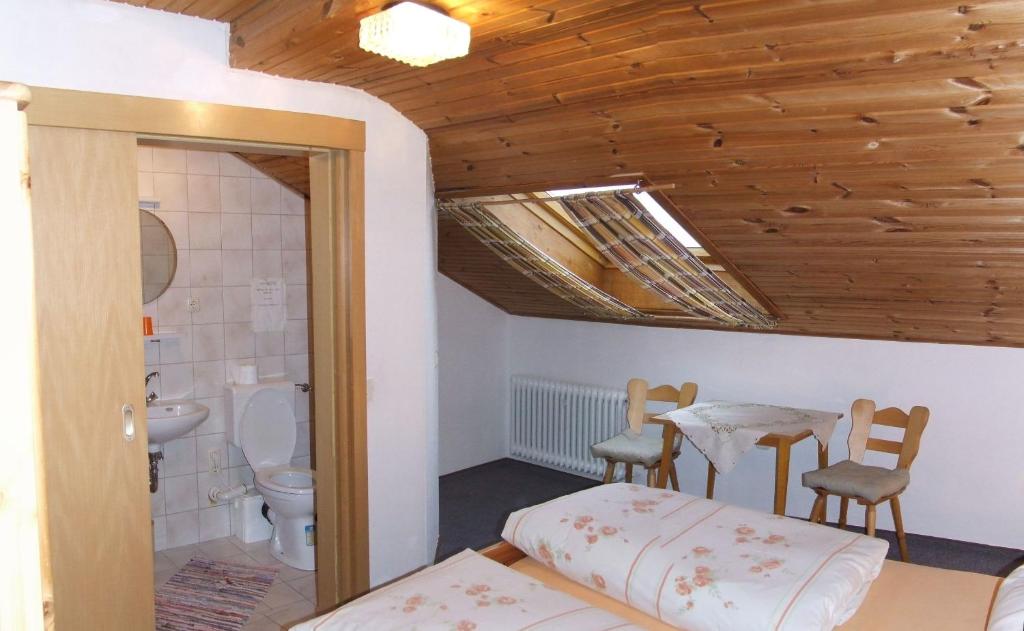 Postel nebo postele na pokoji v ubytování Pension Sonnenhof