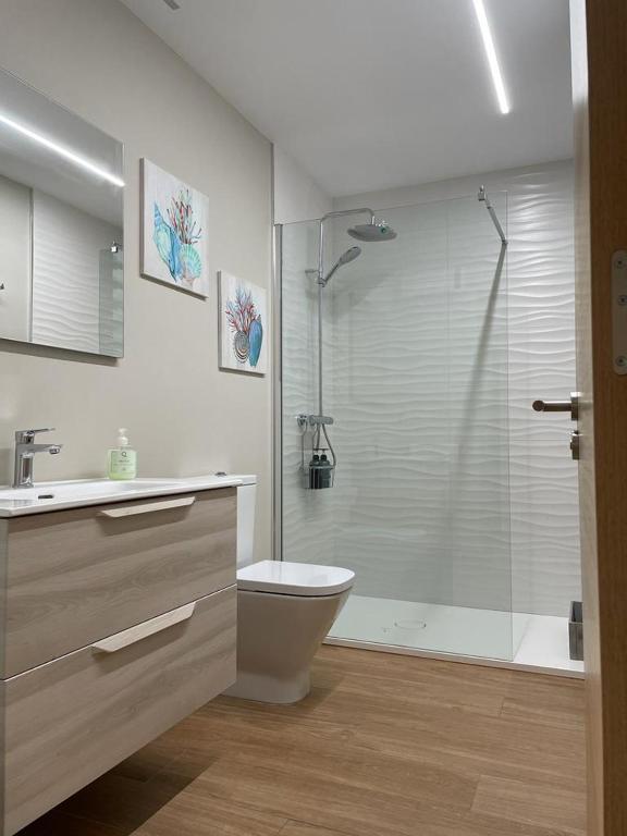 Kúpeľňa v ubytovaní Apartamento D'As Baladas