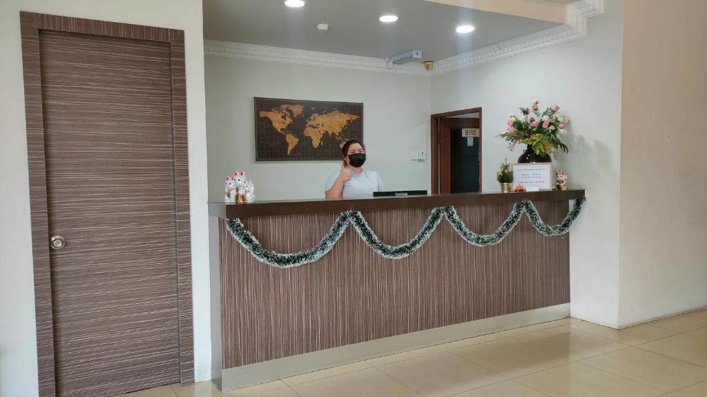 Vstupní hala nebo recepce v ubytování Yew Hotel