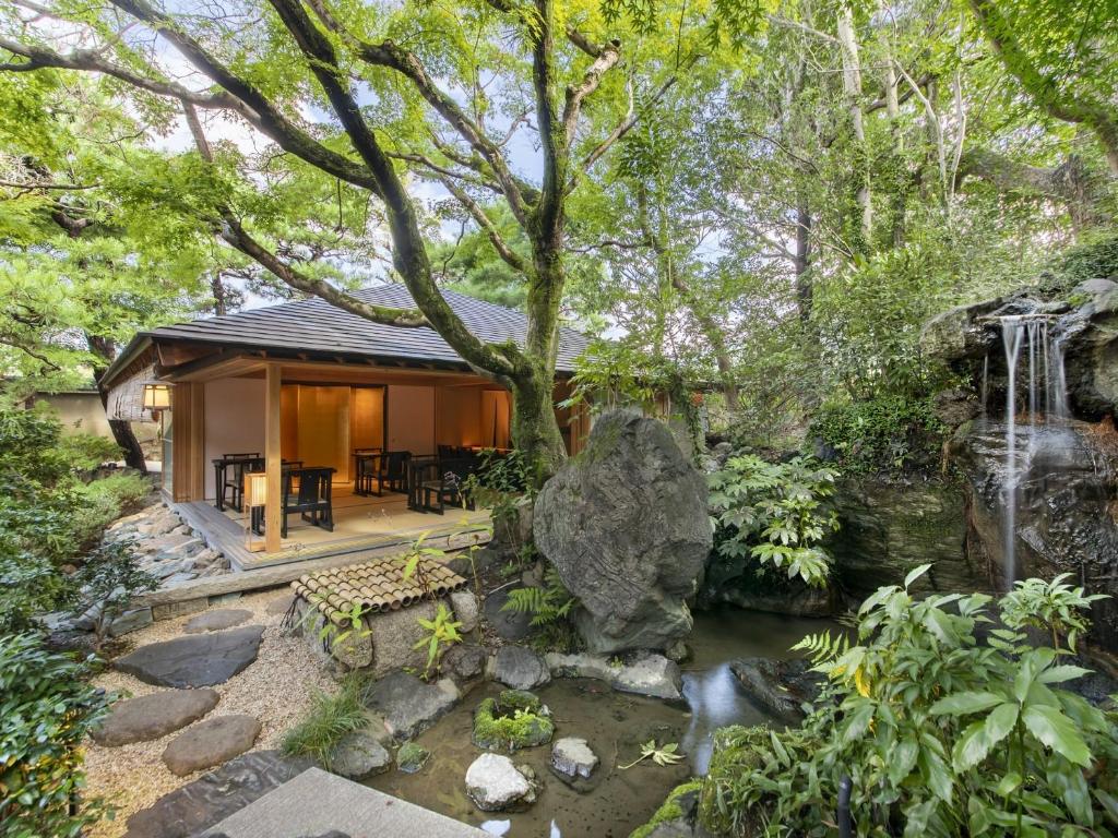 Zahrada ubytování Fufu Kyoto