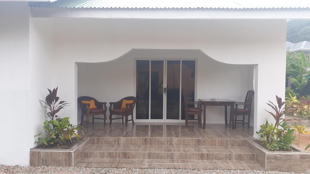 Balkoni atau teres di Kai Selfcatering Apartment